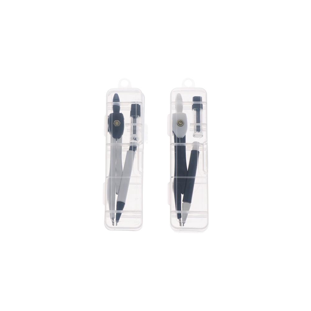 Math Geometry Set With Compass - With Pencil Refills Lead Compass Drawing