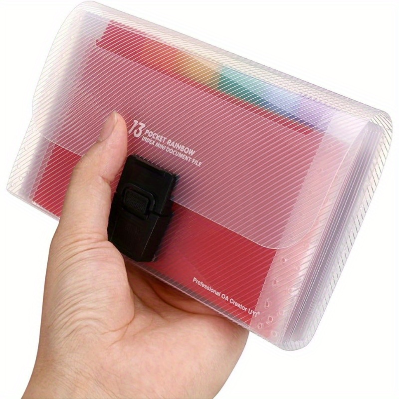 A6 Expanding File Organizer 13 - Expandable Accordion File Folder 13 Pockets recension och pris