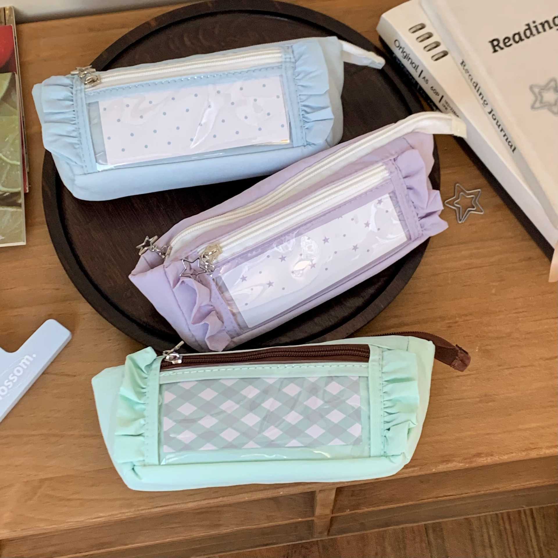 Cute Big Capacity Pencil Case  - Aesthetic Large Pencil Case Pouch recension och pris