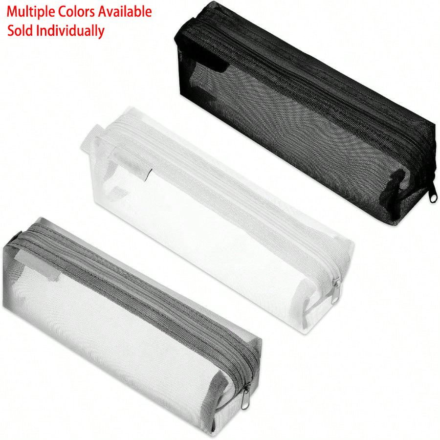 Transparent Mesh Exam Pencil C - Clear Mesh Pencil Pouch For Exam recension och pris