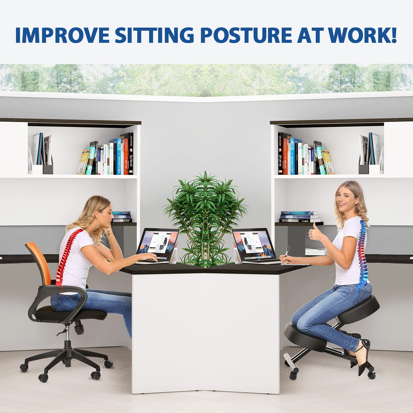 Kneeling Chair Ergonomic for O - Office Furniture recension och pris