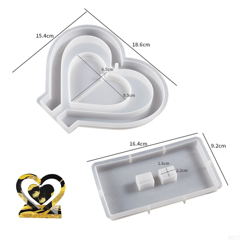 Letter Mm Epoxy Resin Silicone - Writing Tools recension och pris