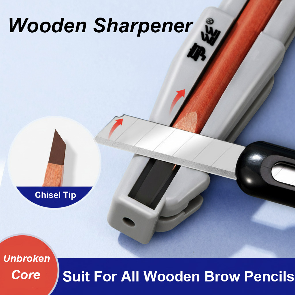 Wooden Eyebrow Pencil Sharpene - Stationery recension och pris