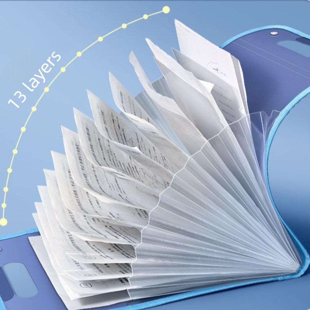 Translucent Accordion File Fol - Expandable Accordion File Folder 13 Pockets recension och pris
