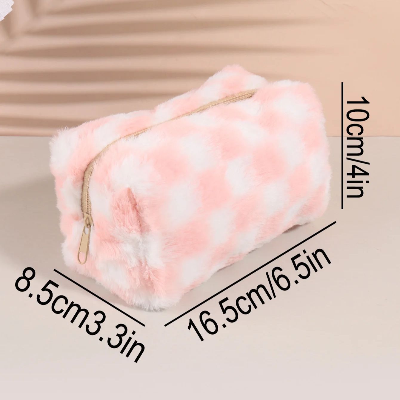 Cute Korean Checkered Pencil C - Aesthetic Large Pencil Case Pouch recension och pris