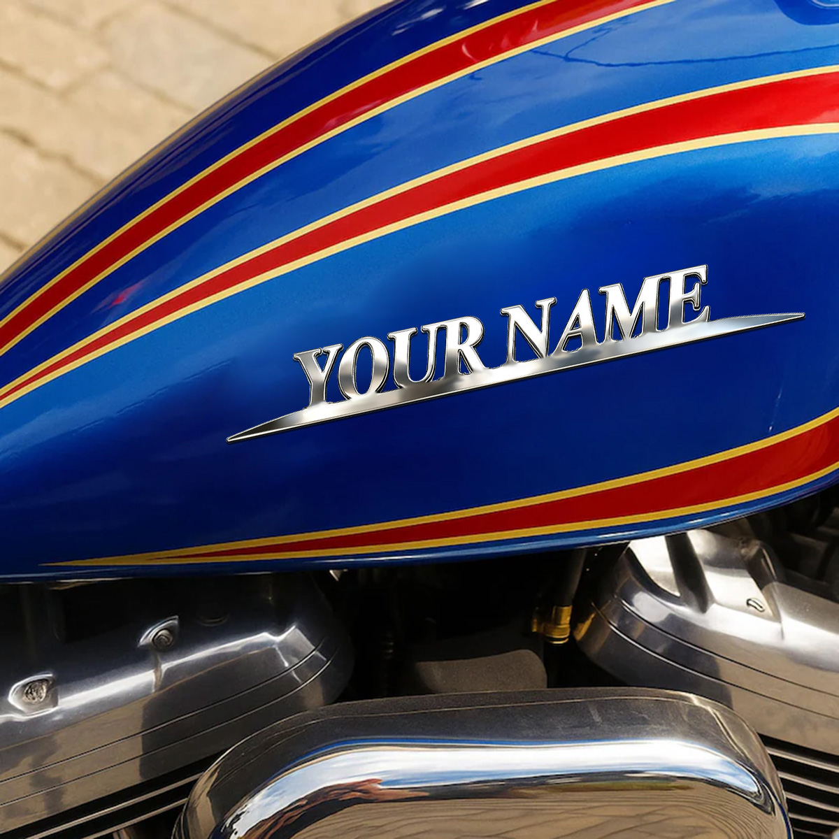 Metal Trendy YOUR NAME Sticker - School Supplies recension och pris