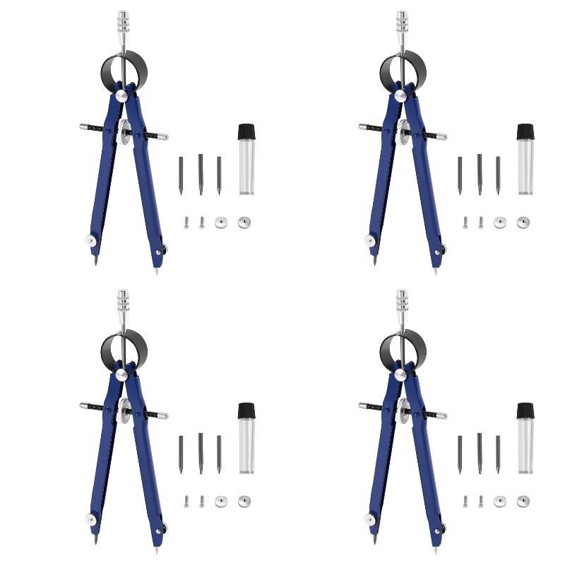 4pack X((Professional Compass, - Math Geometry Set With Compass recension och pris