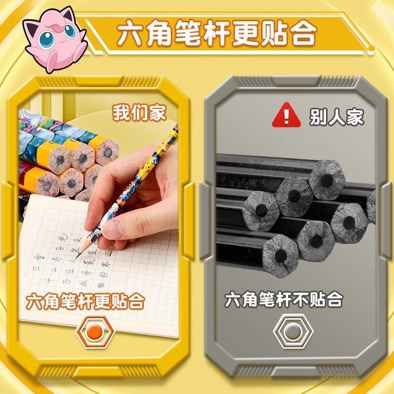 Pokémon Wooden Pencil for Elem - Writing Tools recension och pris