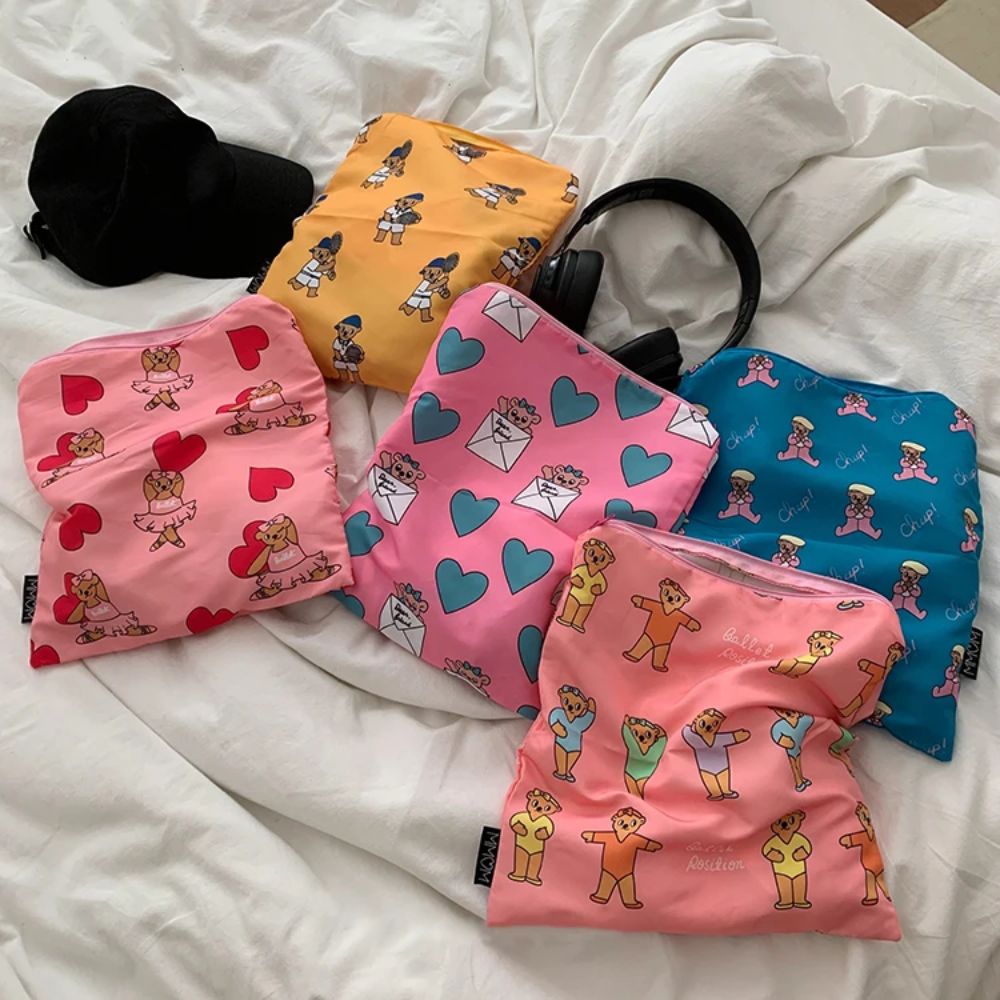 Cute Kawaii Makeup Bag Bear Pa - Stationery recension och pris