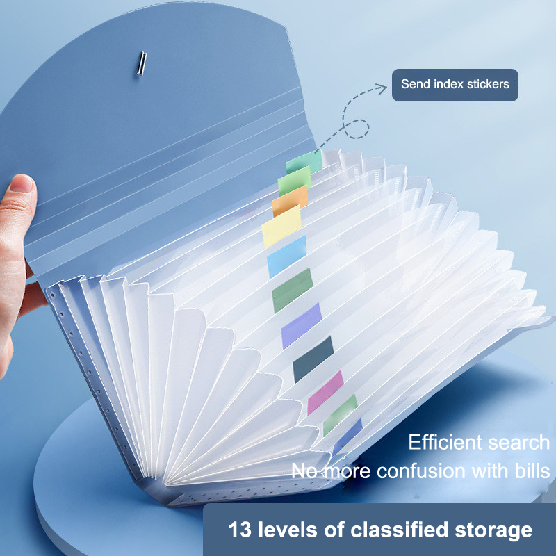 ✰✪13 Pockets Expanding File Fo - Expandable Accordion File Folder 13 Pockets recension och pris