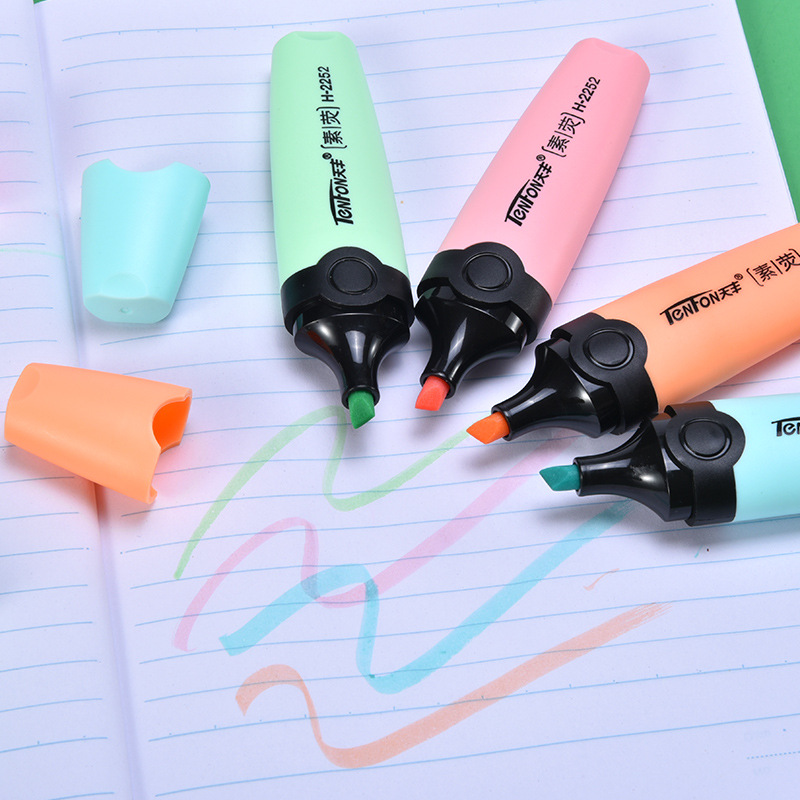 6 Pcs/set Highlighter Pastel C - Pastel Highlighter Set Double Ended recension och pris