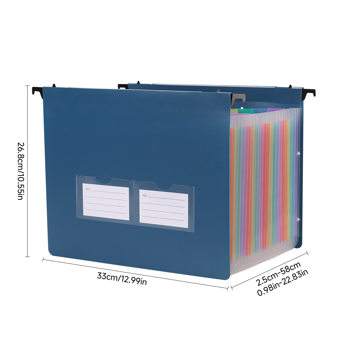 Hanging Accordion File Folder  - Expandable Accordion File Folder 13 Pockets recension och pris