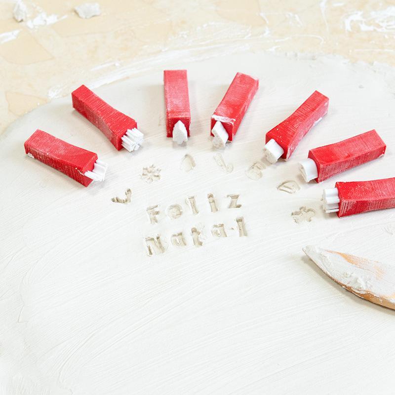 Christmas Style Alphabet Clay  - Writing Tools recension och pris